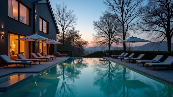 Suite avec piscine privée en Belgique : la nuitée INTENSE