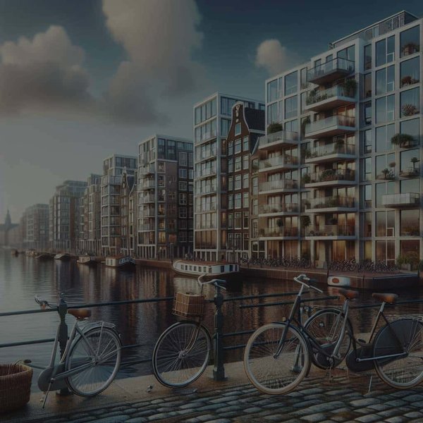Peut-on trouver des appartements à Amsterdam avec vue sur les canaux et prêt de vélos?