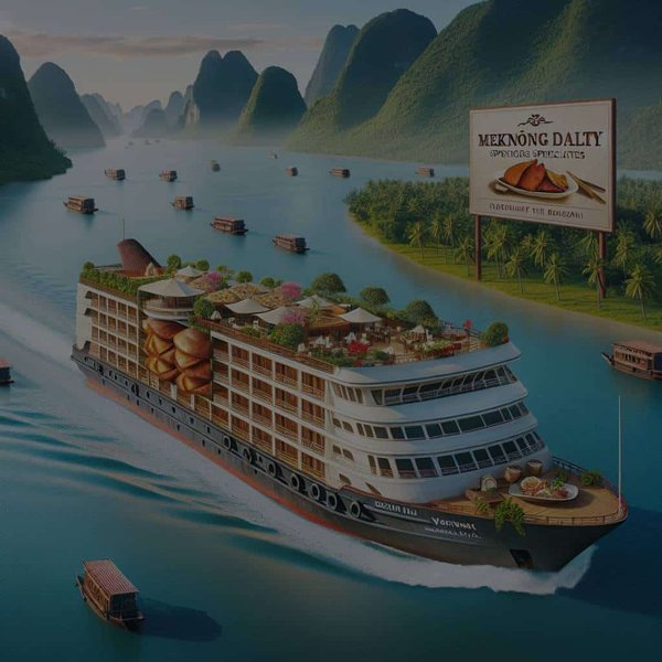 Quelle croisière propose un parcours gastronomique des spécialités du delta du Mékong?